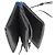 Borsa Trio Flap Céline in pelle di agnello nera Nero - vista 6