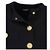 Balmain Cárdigan compacto de viscosa con cuello redondo Negro - vista 6