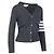 Thom Browne Klassischer V-Ausschnitt-Cardigan aus Kaschmir Braun - Ansicht 4