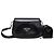 Prada Borsa a tracolla e crossbody con patta in pelle spazzolata nera Nero