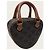 Céline Borsa a mano e crossbody media Triomphe Canvas Heart Tan Marrone - vista 3