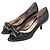 Salvatore Ferragamo Scarpe in pelle aperte Nero
