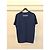 Louis Vuitton Baumwoll-T-Shirt mit Rundhalsausschnitt und kurzen Ärmeln Blau Zustand - Ansicht 5