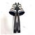 Dior Mule Slipper Dway in cotone ricamato Deep Blue - vista 6