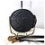 Marmont Gucci Borsa a Tracolla Mini Round Tambourine Nera Nero - vista 5