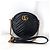 Marmont Gucci Borsa a Tracolla Mini Round Tambourine Nera Nero - vista 6
