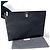 Thom Browne Borsa a Clutch Medium Three Stripe Black Nero - vista 2