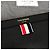 Thom Browne Borsa a Clutch Medium Three Stripe Black Nero - vista 5