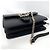 Gucci Bolsa Crossbody de Corrente Entrelaçada Preta Preto - vista 8