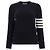 Thom Browne Milano Stitch Classic Knit Navy Blau