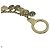 Louis Vuitton Porte Cles Chaine Pastilles Key Holder Gold D'oro - vista 11