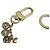 Louis Vuitton Porte Cles Chaine Pastilles Key Holder Gold D'oro - vista 12