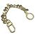 Louis Vuitton Porte Cles Chaine Pastilles Key Holder Gold D'oro - vista 2