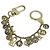 Louis Vuitton Porte Cles Chaine Pastilles Key Holder Gold D'oro - vista 7