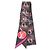 Louis Vuitton Monogram Speedy Tribute to Silk Scarf Nero