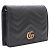 Gucci Cartera GG Marmont Chevron Negro - vista 2