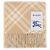 Sciarpa Burberry Check in cashmere beige sabbia Marrone - vista 5