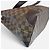 Louis Vuitton Borsa Tote Hampstead PM in canvas Damier Ebene Marrone - vista 3