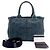 Prada Borsa Tote/Borsa a Tracolla Denim Kanapa Blu - vista 2