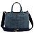 Prada Borsa Tote/Borsa a Tracolla Denim Kanapa Blu - vista 3