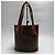 Borsa a secchiello a tracolla Céline marrone pelle - vista 3