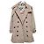Trench Coat Burberry com capuz bege Marrom