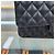 Chanel Borsa Classic Flap Medium Black Gold Caviar Nero - vista 5