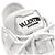 Sneakers Climber Valentino in pelle bianca Bianco - vista 7