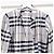 Camicia Burberry in seta a quadri Multicolore - vista 4