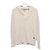 Burberry Kaschmir-Strickpullover langärmlig Weiß