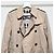 Burberry Gabardina corta Kensington Castaño - vista 4