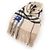 Burberry Bufanda de cachemira reversible Night Check Castaño - vista 4