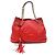 Gucci Borsa a tracolla Soho Tassel in pelle rossa e dorata Rosso