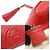 Gucci Borsa a tracolla Soho Tassel in pelle rossa e dorata Rosso - vista 7