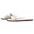Miu Miu Pantofole Dway in vitello Bianco - vista 3