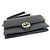 Gucci Mini Clutch Bandolera de Cuero Negro con Cadena GG Entrelazada - vista 5