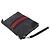 Gucci Clutch GG Supreme Web con tracolla da polso Nero - vista 4