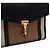 Burberry Macken Small Flap Schultertasche und Crossbody aus schwarzem Leder House Check - Ansicht 10