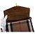 Burberry Macken Small Flap Schultertasche und Crossbody aus schwarzem Leder House Check - Ansicht 6