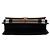 Burberry Macken Small Flap Schultertasche und Crossbody aus schwarzem Leder House Check - Ansicht 8