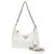 Prada Borsa a tracolla Hobo Re-edition in Nappa bianca Bianco