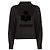 Isabel Marant Felpa con logo in velluto Faded Black Nero