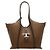 Tod's Borsa Shopper Timeless in pelle Small Marrone - vista 4