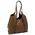 Tod's Borsa Shopper Timeless in pelle Small Marrone - vista 5