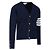 Thom Browne Klassischer Kaschmir-Cardigan mit V-Ausschnitt Blau - Ansicht 4