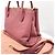 Miu Miu Leder-Tote-Schultertasche Rosa Pink - Ansicht 6
