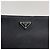 Prada Clutch con tracolla in Saffiano con logo triangolare Nero - vista 5