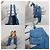 Miu Miu Napa gesteppte Two-Way Tote Bag Blau - Ansicht 6