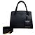 Prada Borsa a tracolla tote Saffiano monocromatica nera Nero