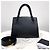 Prada Borsa a tracolla tote Saffiano monocromatica nera Nero - vista 4